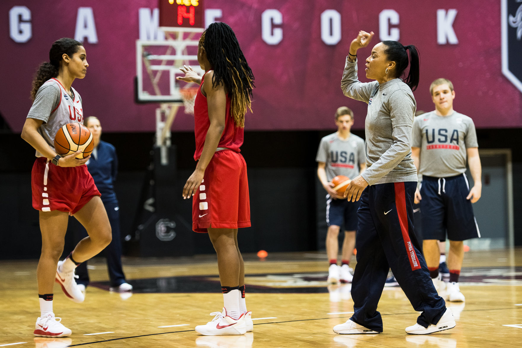 Coach Staley with Team USA